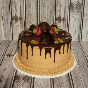 Chocolate Covered Strawberry Cake